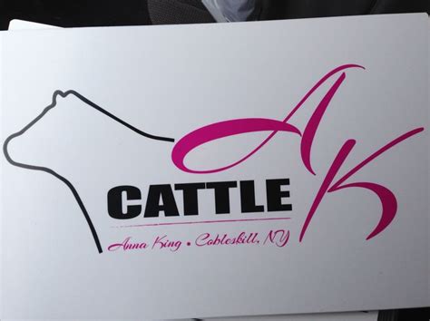 Logo Design and Farm Sign for A.K. Cattle | ดีไซน์