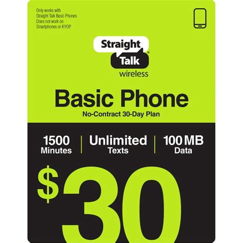 Straight Talk 30 Basic Flip Phone 30 Day Prepaid Plan E Pin Top Up