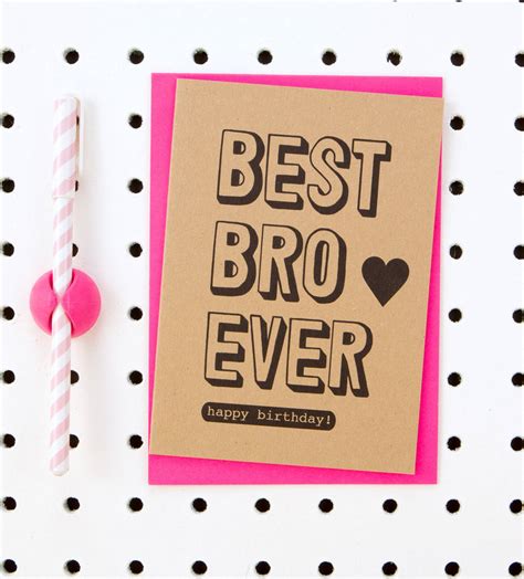 Happy birthday bro images download. 'best Bro Ever Happy Birthday' Brother Birthday Card By ...