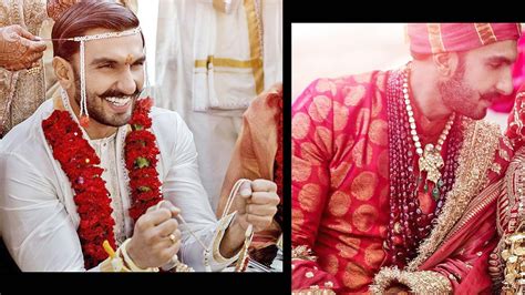 Ranveer Deepika Wedding All The Details About Ranveer Singhs Two Wedding Looks Gq India
