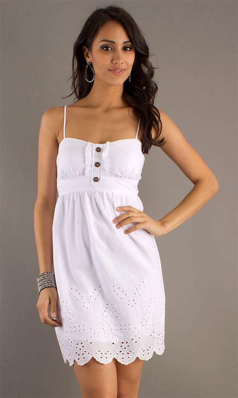 Short White Casual Summer Dressprom Dressesdressesprom Dresses