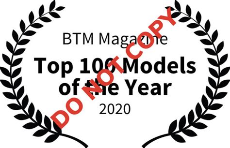 Beyond The Moon Magazine Top 100 Models Of The Year 2020 Btmm
