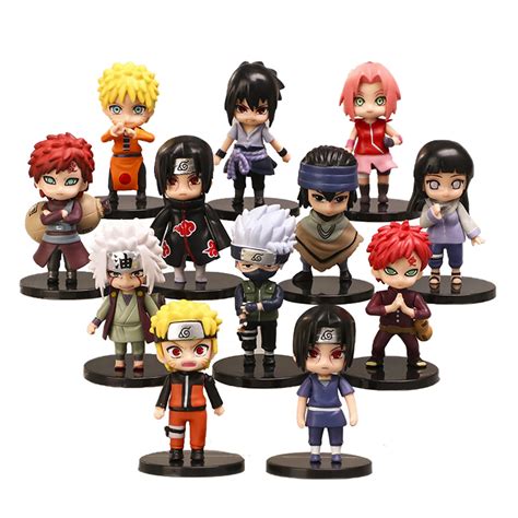 Buy Nbmarls 12pc Anime Figure Naruto Action Figures Naruto Figure Set