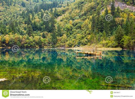 Colorful Lake In Jiuzhaigou Stock Image Image Of Scenery Water 33979977