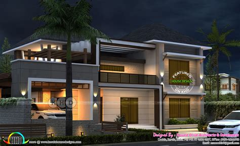 4 Bhk Modern Style 2600 Sq Ft Home Design Kerala Home Design And