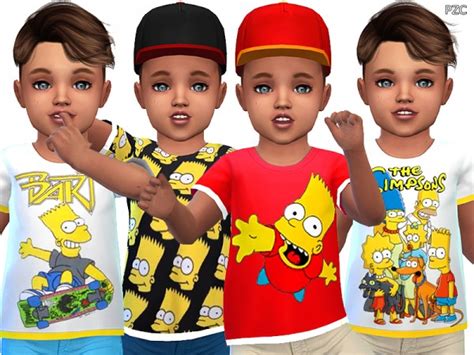 The Sims Resource The Simpsons Toddler T Shirts Collection By