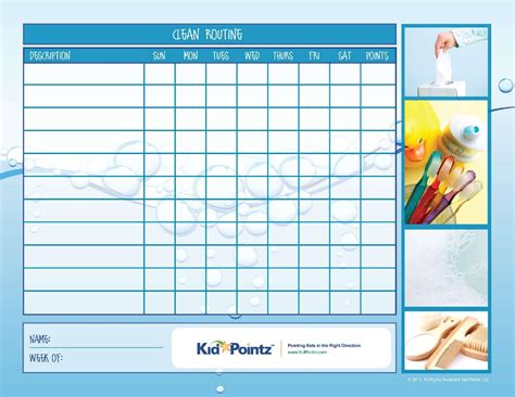 Daily Routine Chart For Kids Daily Routine Chart Kids Hygiene Chart