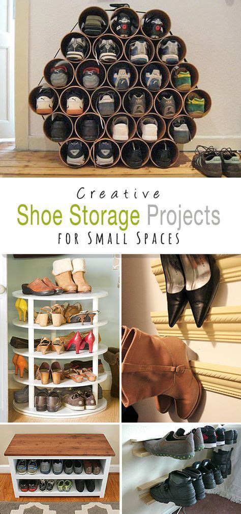Three of these racks will fit under each side of a queen size bed for ample storage. DIY Shoe Storage Ideas for Small Spaces • OhMeOhMy Blog ...