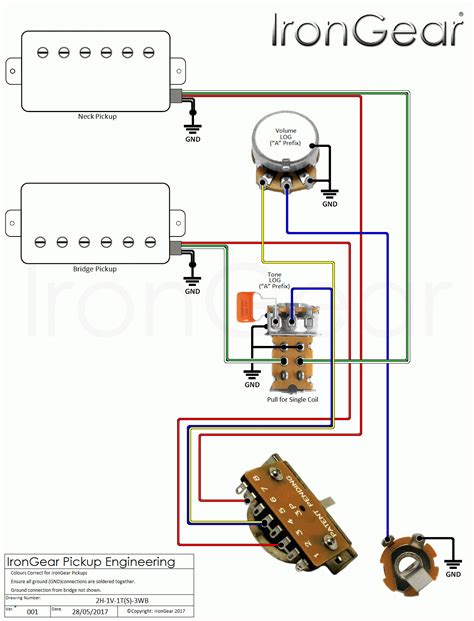 Guitar wiring refers to the electrical components, and interconnections thereof, inside an electric guitar (and, by extension, other electric instruments like the bass guitar or mandolin). Guitar Wiring Diagram 2 Humbucker 1 Volume 1 Tone | Wiring Diagram