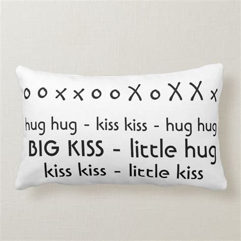 Hug Hug Kiss Kiss Pillow Zazzle