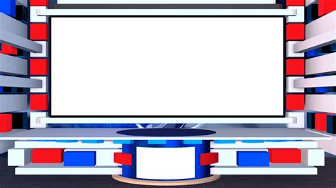 News Studio Desk transparent png images, free PSD and Ae Templates png image