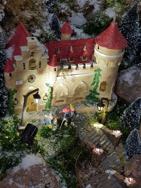 kasteel sneeuwwitje efteling miniatuur kerst dorpen kerst ideeën miniature