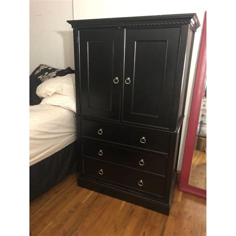 Black Armoire With Drawers