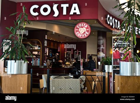 Costa Coffeehouse Store In A Mall Stock Photo Alamy
