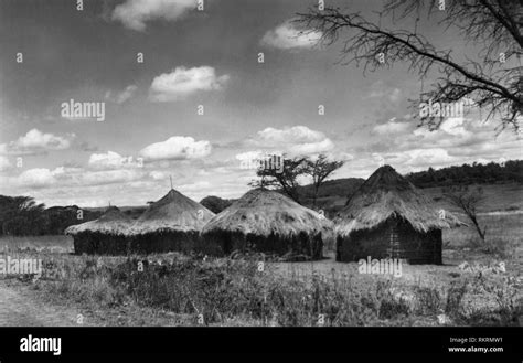 Zululand Kraal Village South Africa Africa Stock Photo Alamy