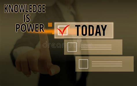 Writing Note Showing Knowledge Is Power Business Photo Showcasing
