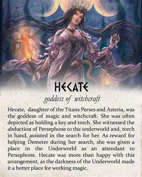 Hecate Greek Mythology Gods Greek Mythology Goddesses Hecate Goddess