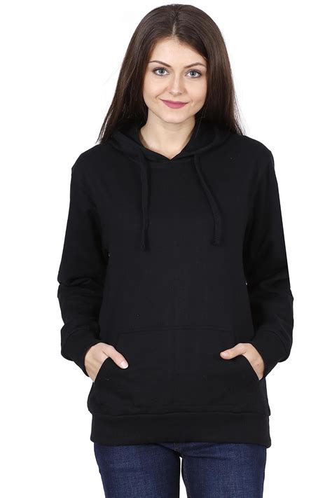 women s black hoodie sweatshirt
