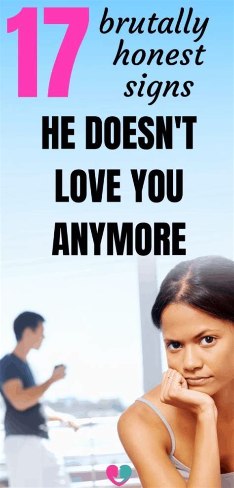 Signs He Doesn T Love You Anymore Best Relationship Advice Relationship Tips Relationship