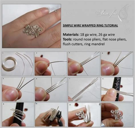 Simple Wire Wrapped Ring Tutorial Art Diy Craft