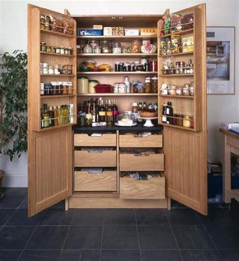 Free Standing Kitchen Pantry Cabinet Home Furniture Design