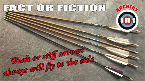 Trad Archery 101 Fact Or Fiction Weaker Stiffer Arrows Always Fly