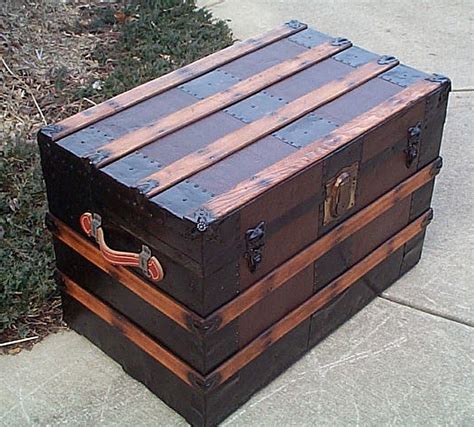 Old Military Steamer Trunks For Sale