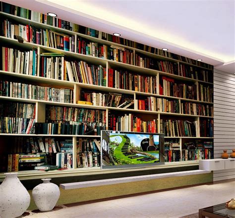 Check spelling or type a new query. Gambar 3d Mural Dinding Hd Ruangan Rak Buku Wallpaper ...