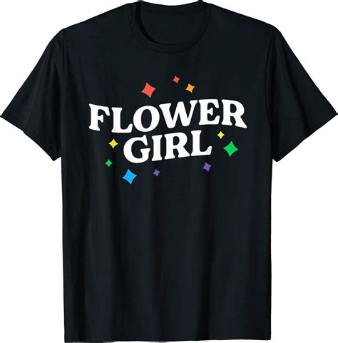 Flower Girl Retro Lesbian Bachelorette Party Gay Wedding T Shirt