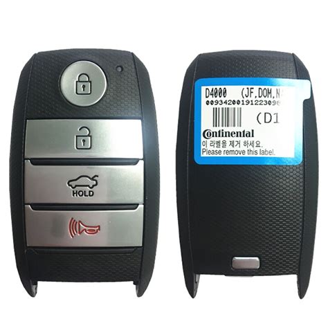 Cn051114 Aftermarket 4 Button Kia Optima 2016 2020 Genuine Smart Key