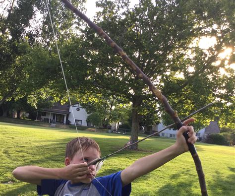 Homemade Bow And Arrow 7 Steps Instructables