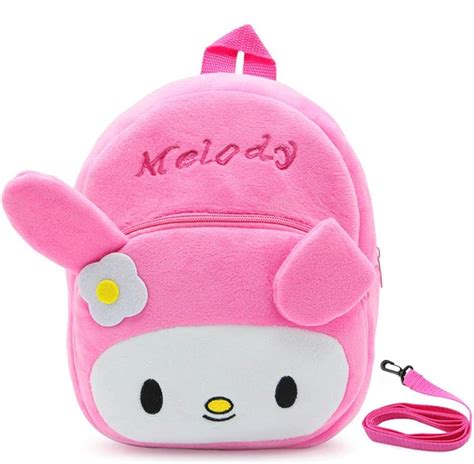 My Melody Backpack Cute Cartoon Figure Schoolbag Pink Plush Doll