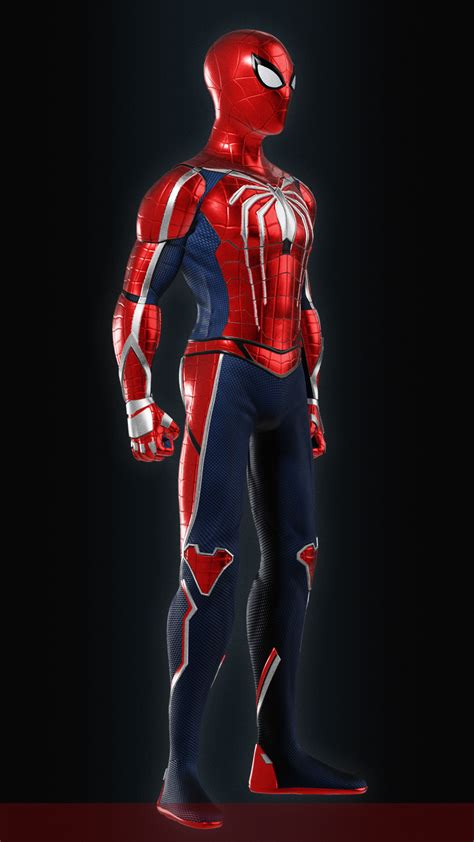 Spiderman Custom Suit Design 3d Character Asset Ubicaciondepersonas