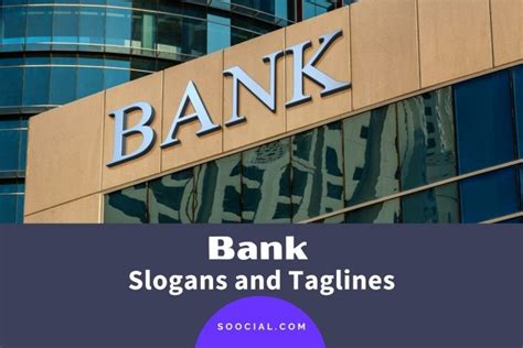 Besides a good name, a good slogan is also part of that plan. 200+ Catchy Bank Slogans and Taglines - Soocial