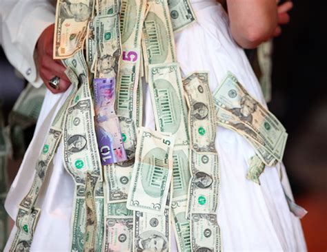 Traditional Money Pinning Yes Dollar Dance Money Dance Wedding