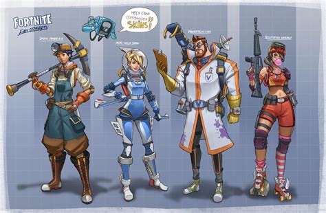 Concept Art A Concept Artists Take On The Idea Of Skins D Fortnite