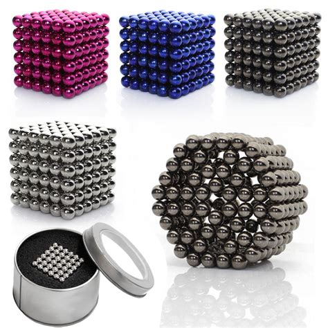 216x5mm Magic Cube Puzzle Magnetic Magnet Balls Spacer Beads Baby Kids