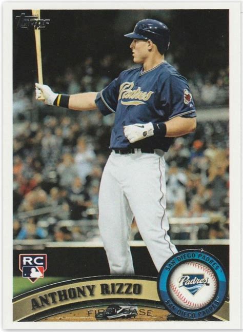 Anthony Rizzo Rookie Card Checklist Sports Card Radio