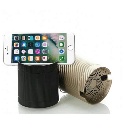 Wholesale Cell Phone Holder Style Portable Bluetooth Speaker Xq3 Black