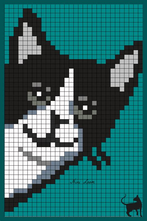 Pixel art kawaii chat pixel art de chien pixel art facile. art: pixel art facile chat kawaii