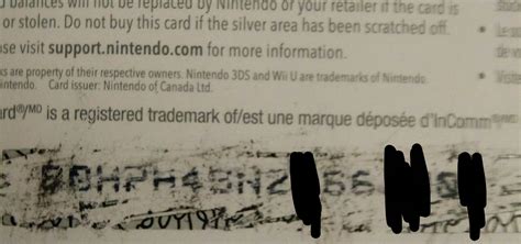 I have scratched my $50 eshop card too hard and cant read a majority of the code information. I scratched my Nintendo eshop card too hard - NeoGAF