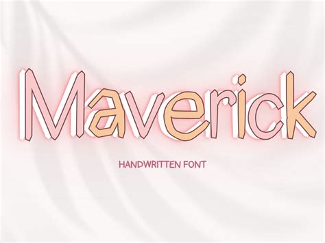Maverick Font By Pukka De · Creative Fabrica