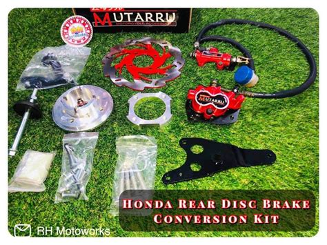 Rear Disc Brake Conversion Kit Honda Suzuki Racal Rusi Etc