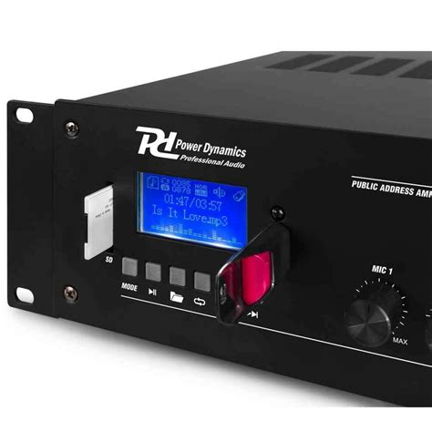 Power Dynamics Prm240 240w 100v 4 Zone 6 Channel Mixerpa Amplifier