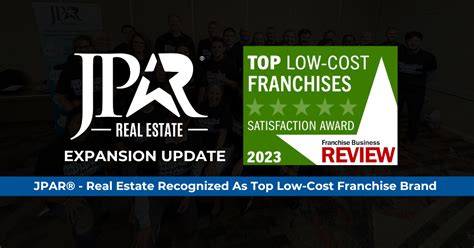 Jpar® Real Estate Recognized As Top Low Cost Franchise Brand Jpar® Real Estate
