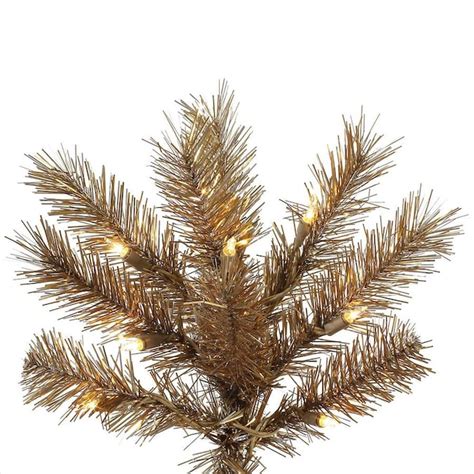 Vickerman 75 Ft Pre Lit Traditional Brown Artificial Christmas Tree