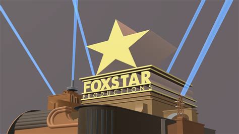Foxstar Productions Logo 1994 2005 Remake V2 3d Model By Reynosa2000