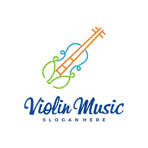 Premium Vector Violin Logo Design Template Creative Violin Logo