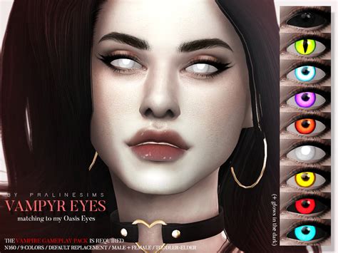 The Sims Resource Vampyr Eyes N160 Default Replacement