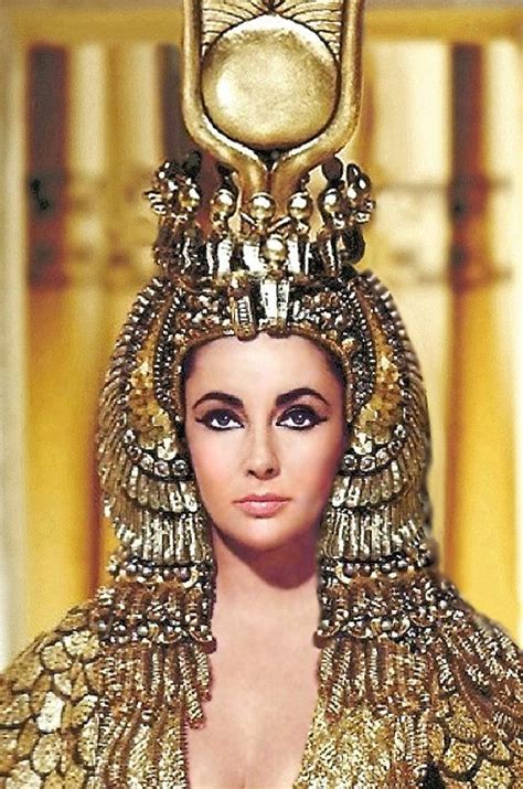 Elizabeth Taylor Cleopatra Queen Elizabeth Vintage Hollywood